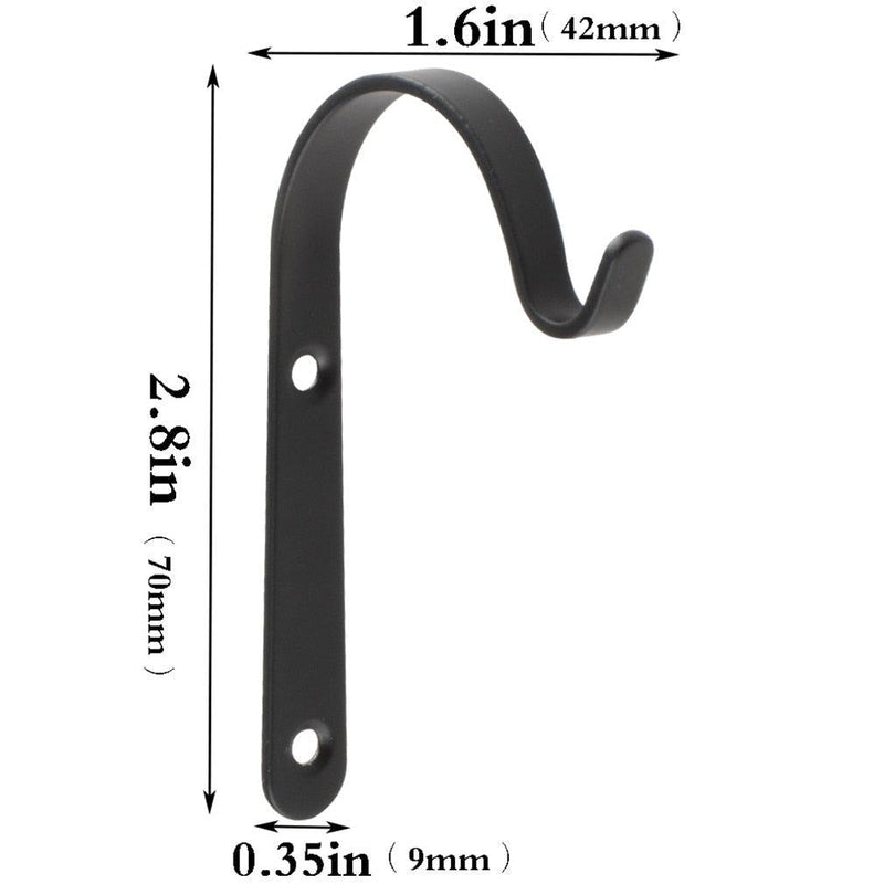 Conjunto Suporte De Pendurar De Metal Em Formato De J - Empório M6